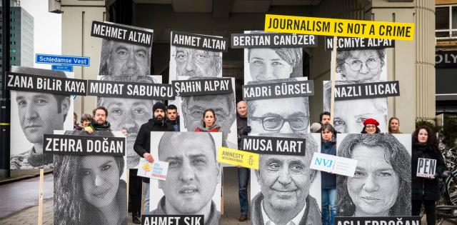 Action at the Turkish Consulate in Rotterdam